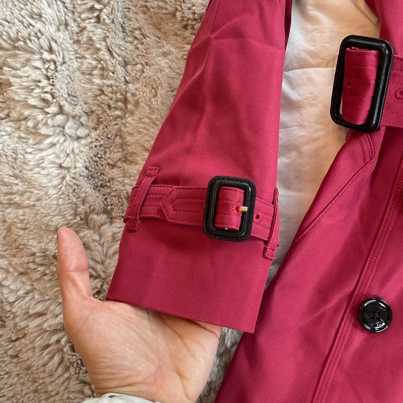Stunning NWT red #trenchcoat perfect fit for spring - Picture 7 of 9
